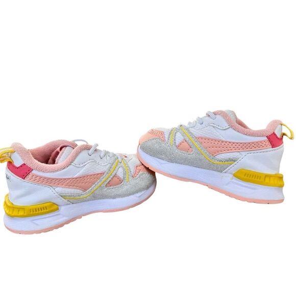 PUMA x PEANUTS Little Girls Toddler Kids Mirage Mox Pink Sneakers Shoes. US 4 C. - Picture 5 of 10